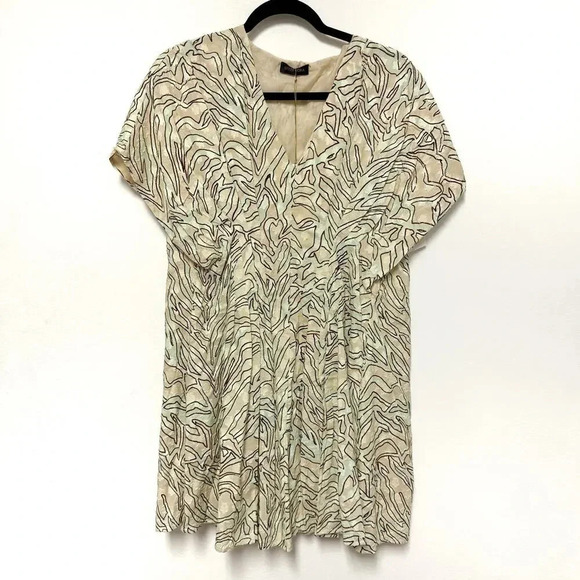 NWT $297 Stine Goya Claudia Zebra Print Mini Dress - Organic Cotton Patterned - Picture 6 of 11